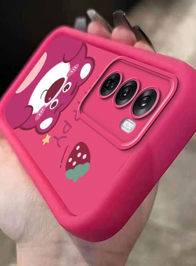 适用opporeno12手机壳11pro新款reno10pro+十女reno9硅胶8草莓熊5k可爱reno4se/3高级感6por防摔全包reno7套