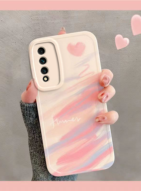 适用华为NzoneS7Pro手机壳SP200新款硅胶防摔SP300全包软中国移动s7pro+女nzone50pro高级感保护套十涂鸦爱心