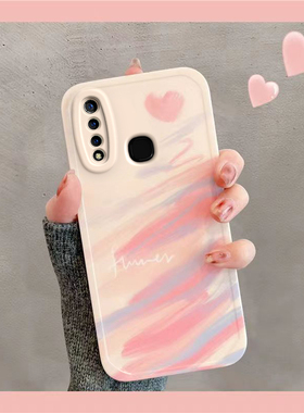 适用vivoz5X手机壳vivoz3i新款标准版硅胶t2x防摔vivoz6全包z5i女款z1青春版u3保护套u3x涂鸦爱心u1高级xnote