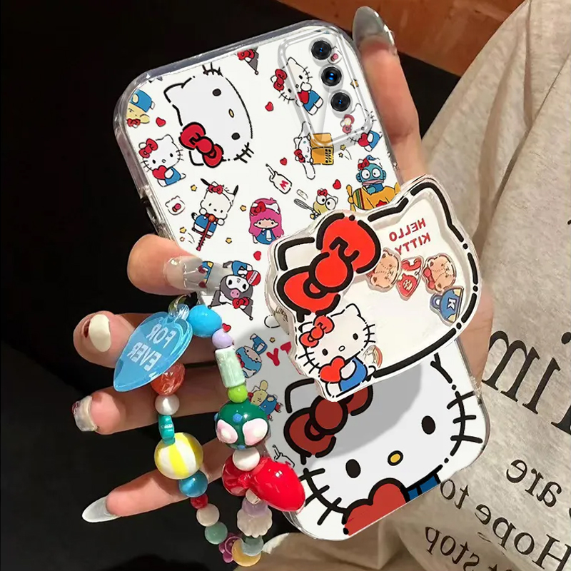 适用荣耀Play4TPro手机壳华为HONORPlay4T Pro保护Paly套H0N0RPlay全包TPr0TPor防摔TPlayPro女生Paykt猫支架