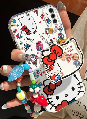 适用荣耀Play4TPro手机壳华为HONORPlay4T Pro保护Paly套H0N0RPlay全包TPr0TPor防摔TPlayPro女生Paykt猫支架