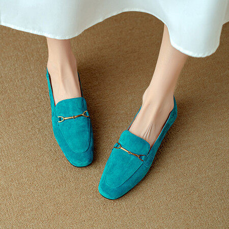 法式磨砂真皮平底单鞋女2025新款春秋圆头深口小皮鞋一脚蹬乐福鞋,户外/登山/野营/旅行用品,登山鞋/徒步鞋,淘宝优惠券,粉丝福利购,淘宝优惠卷