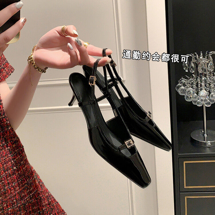 气质优雅风~时髦包头后空猫跟凉鞋2023年新款~舒适又洋气,运动/瑜伽/健身/球迷用品,广场舞鞋,淘宝优惠券,粉丝福利购,淘宝优惠卷