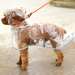 狗狗雨衣泰迪比熊雪纳瑞小型犬小狗四脚柯基防水雨披衣服用品