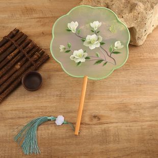 古风双面团扇中国风刺绣绣花团扇苏州双面绣扇子汉服圆扇礼品