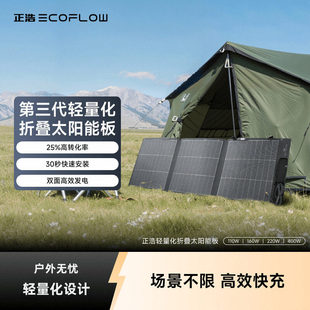 160W 110W Panel 220W ECOFLOW正浩第三代轻量化太阳能板Solar
