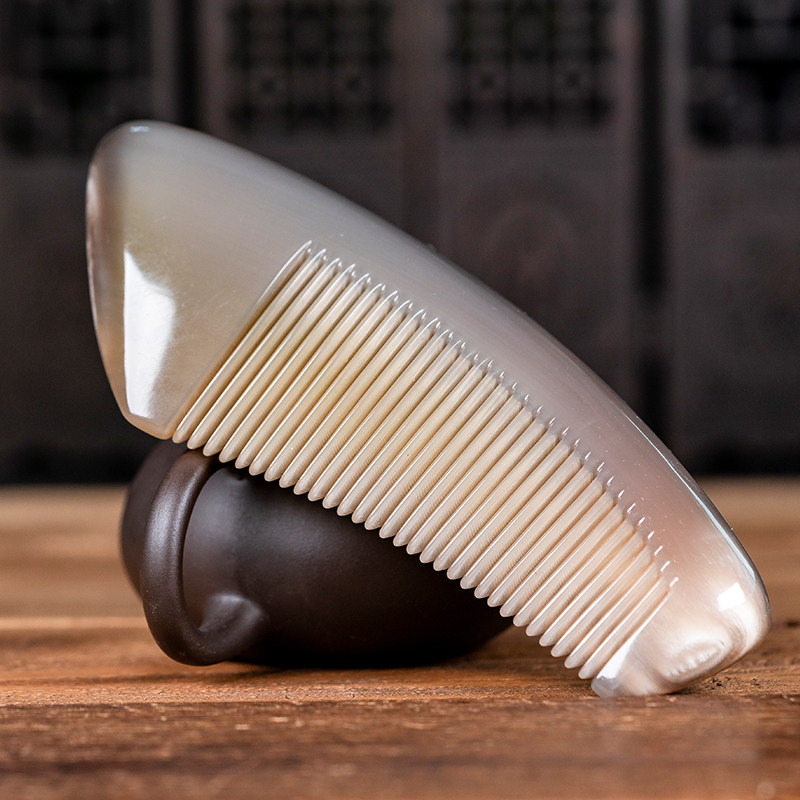 大号天然正品白水牛牛角梳头梳子女士专用长发保健直发梳防梳静电