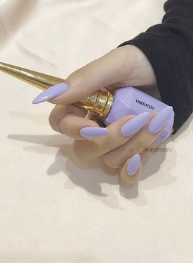 韩国指甲油estemio高端甲油胶仙女紫色美甲胶指甲油显白新款V18