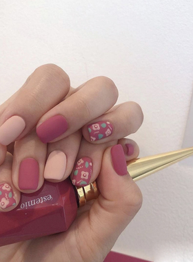 韩国高端estemio正品贵妇梅子色甲油胶现货P22紫色ins烂番茄色P22