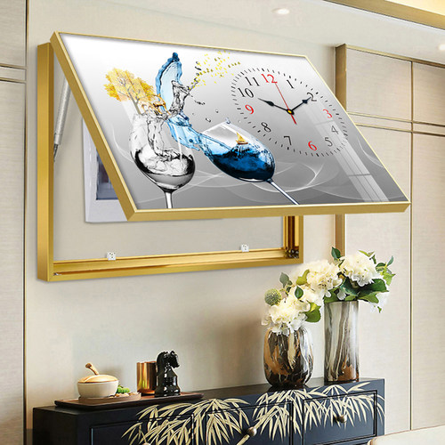 免打孔电表箱装饰画轻奢餐厅