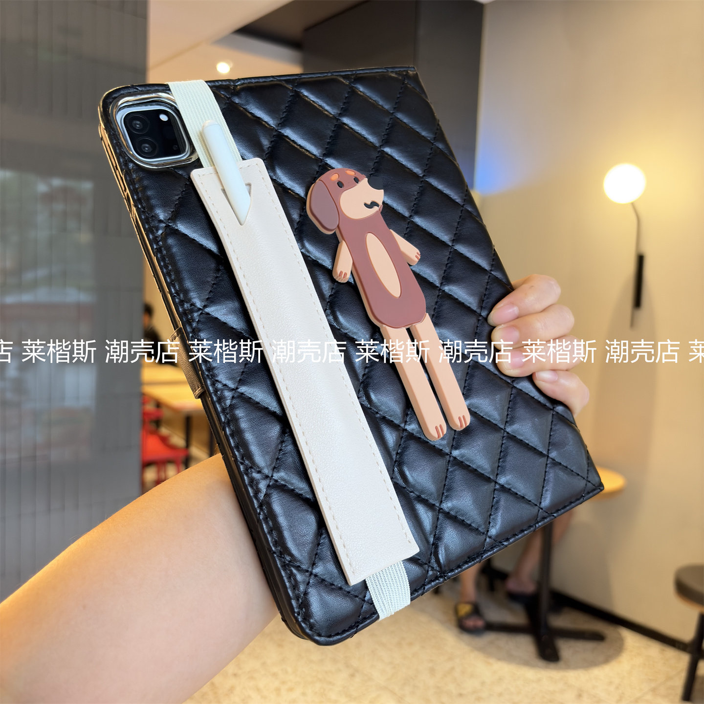 DIY笔袋书本式适用苹果ipad11代a16保护套Air5第7/8/9代10.2可爱9.7寸Pro11卡通A2602防摔10代搭扣12.9硅胶壳