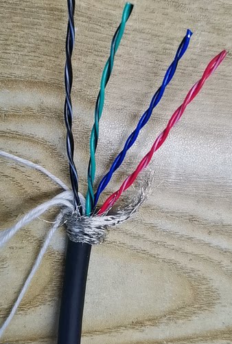 伺服编码器线柔性电缆带屏蔽8芯