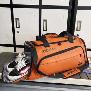 短途旅行包男手提行李袋大容量双肩背包女干湿分离户外运动健身包