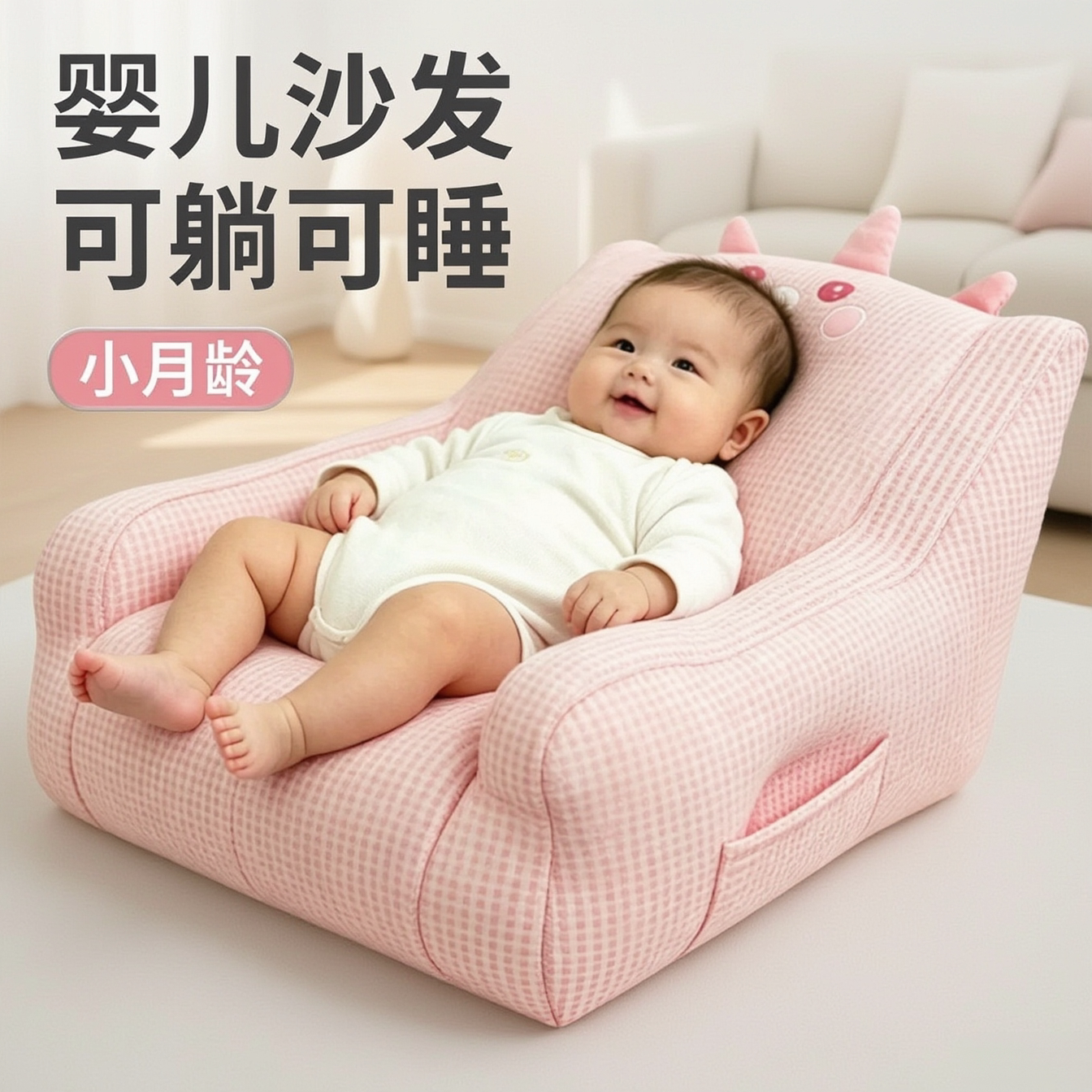婴儿喂奶小沙发新生儿防吐奶沙发儿童沙发