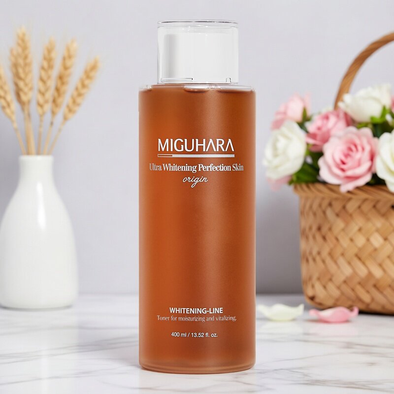 韩国正品miguhara咪咕哈啦爽肤水女补水保湿温和修护提亮肤色美白