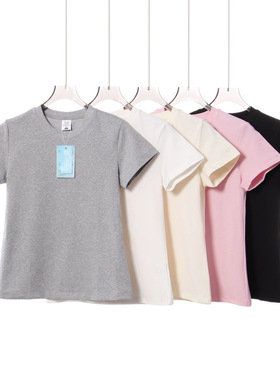 2026夏季新款休闲纯色索罗娜女士修身T恤韩系风简约显瘦百搭上衣