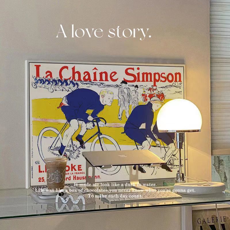 小众复古装饰画L.B.Spoke