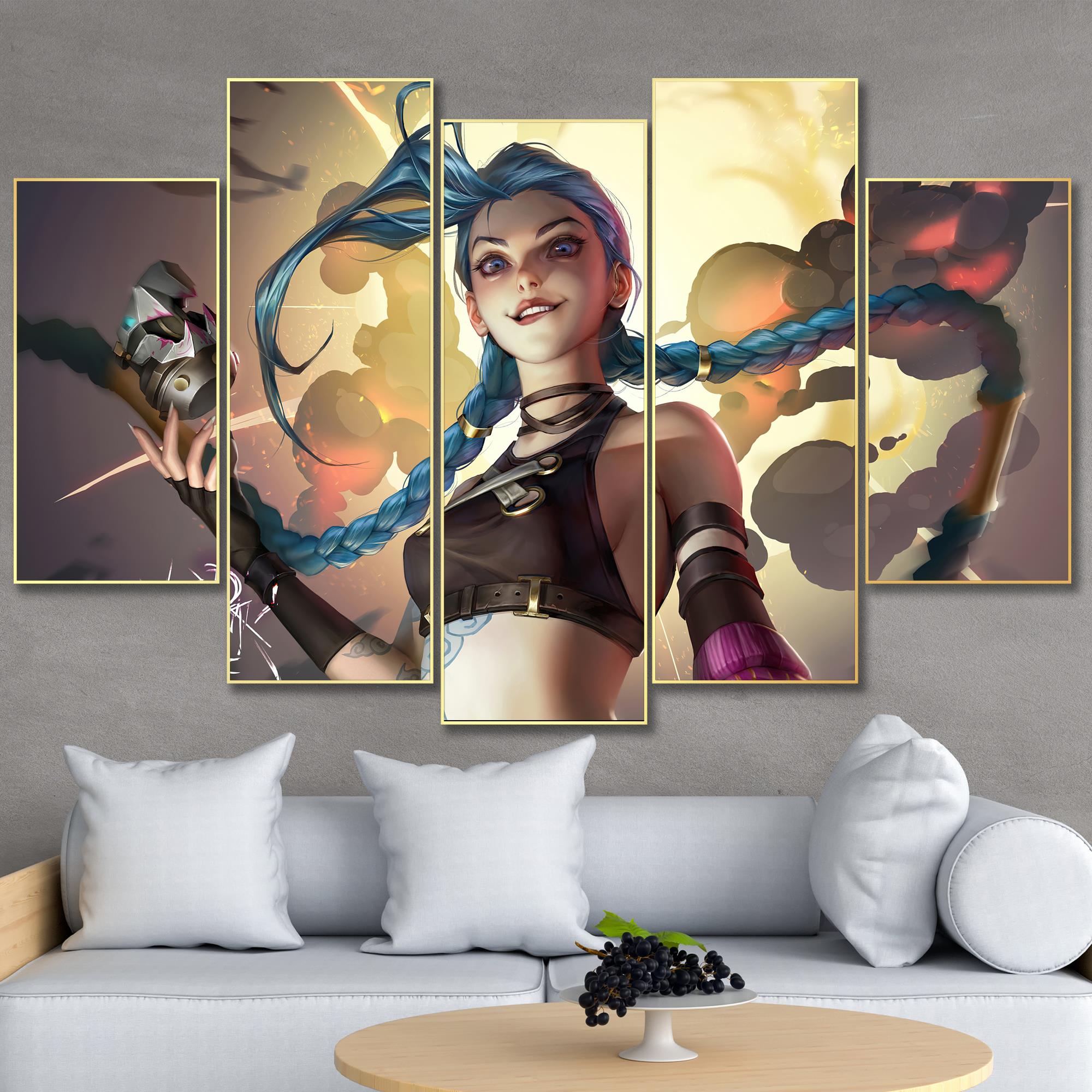 英雄联盟装饰画lol电竞房