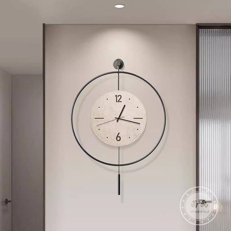 简约现代挂钟客厅极简高