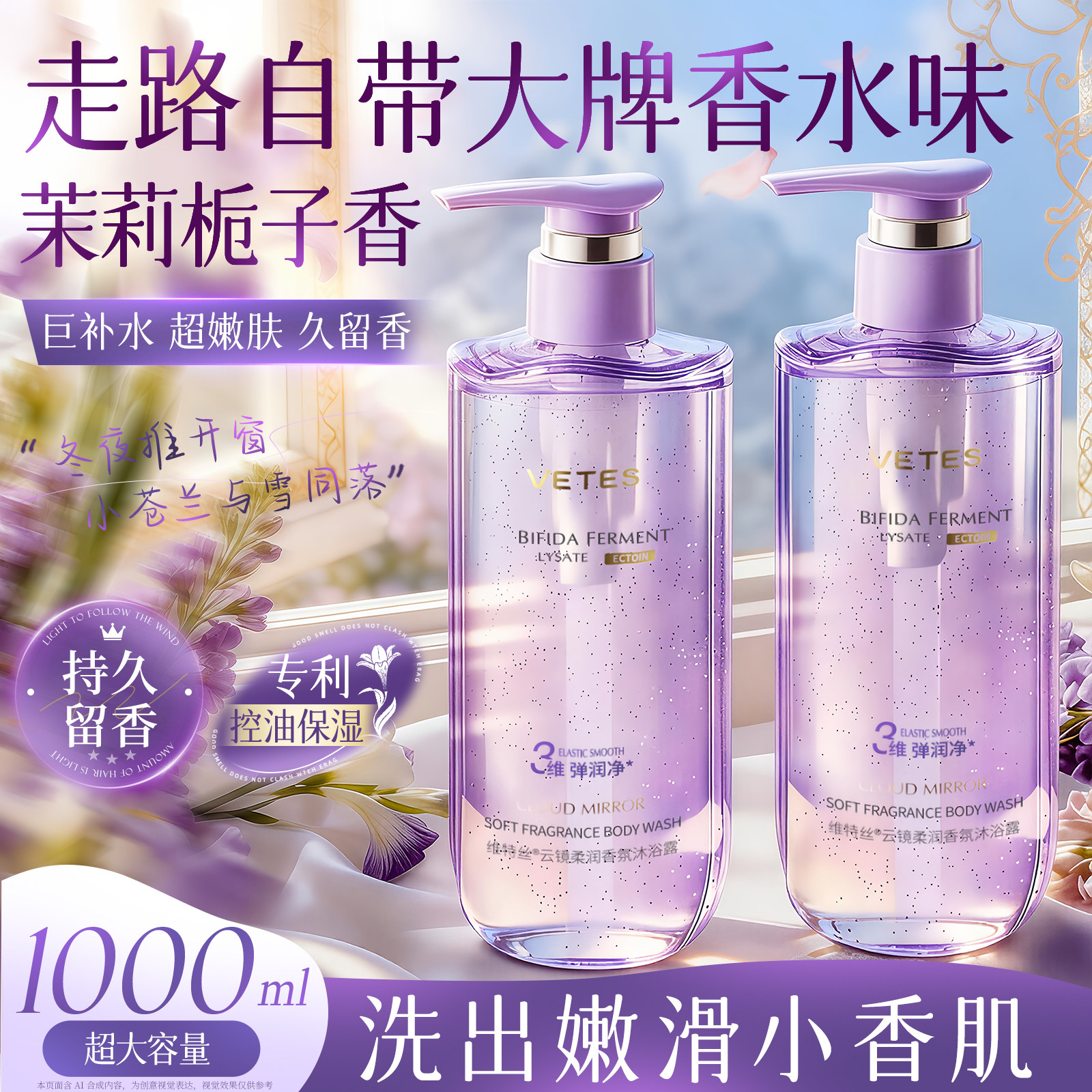 沐浴露持久留香72小时香水男女士成人洗澡乳液正品官方旗舰店品牌