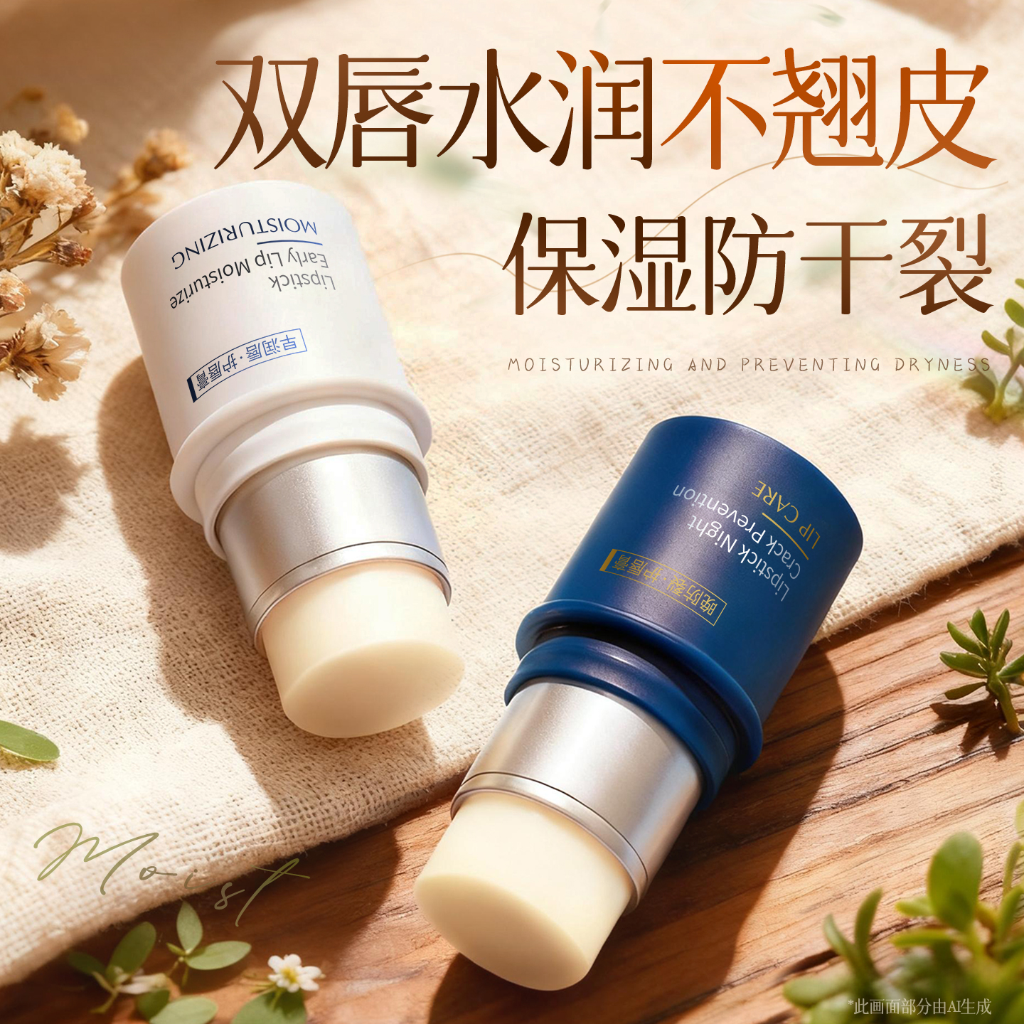 国货之光！热销100W+保湿润唇膏