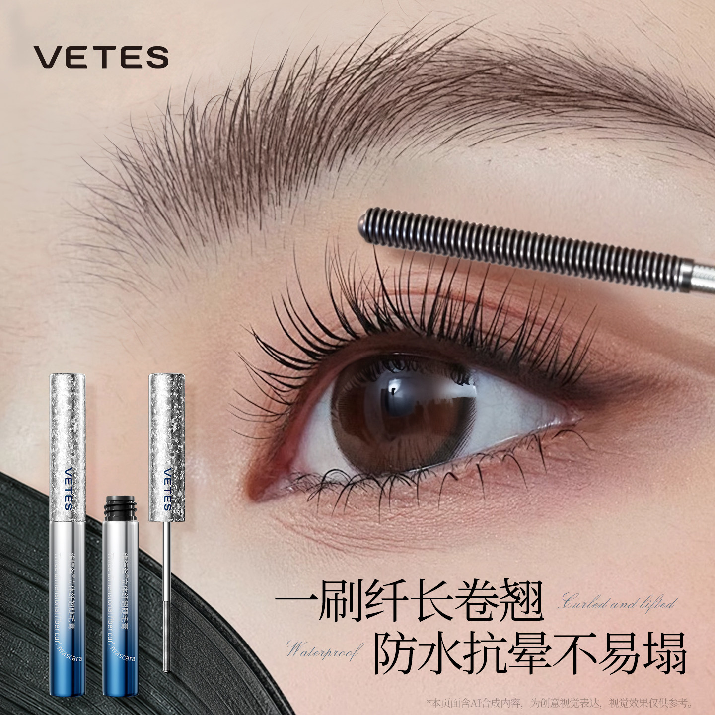 睫毛膏防水纤长卷翘不晕染女浓密持久打底定型液正品官方旗舰店