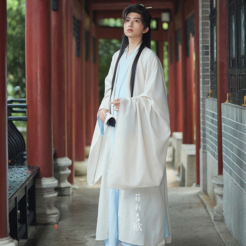 奴妲宫原创汉服男装古风仙气公子加肥加大全套古装一整套古青少年,男装,汉服,淘宝优惠券,粉丝福利购,淘宝优惠卷