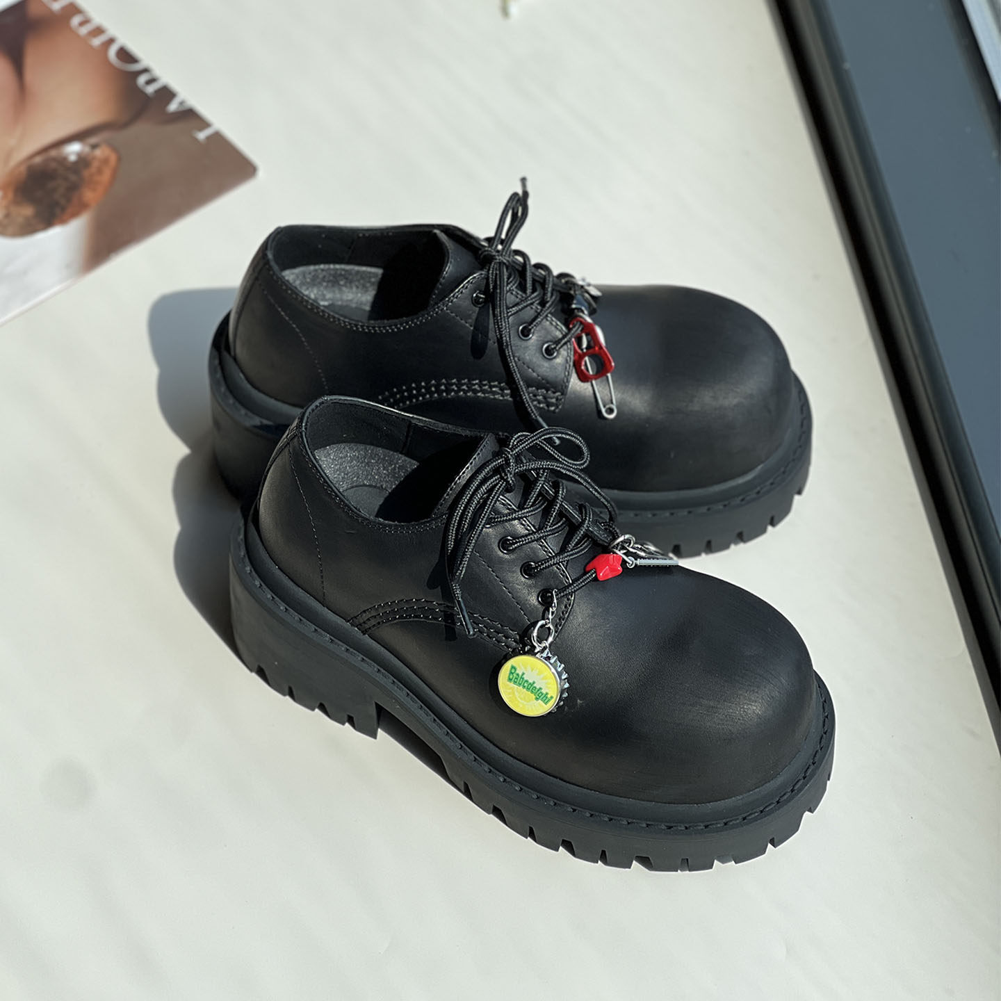 显瘦增高小皮鞋英伦风德比鞋女2026新款厚底乐福鞋时尚百搭单鞋潮,女鞋,牛津鞋/布洛克鞋/德比鞋,淘宝优惠券,粉丝福利购,淘宝优惠卷