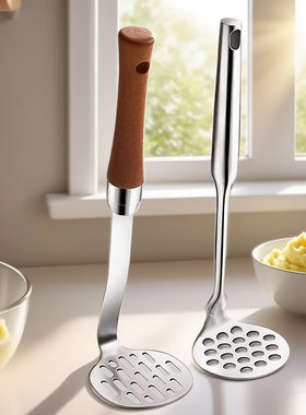 压泥器316不锈钢食品级婴儿辅食工具家用土豆山药按压捣碎神器304