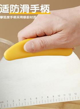 不锈钢切面刀家用食品级刮刀面食刮板烘焙刮面板专用工具硅胶切刀