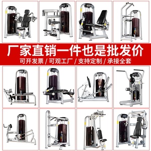 军霞器械商用腿部胸部高拉背部直臂夹胸训练器健身房专用器材全套