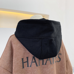 2025年新款假领子假帽子卫衣领可拆卸单独羽绒服帽子百搭装饰假领