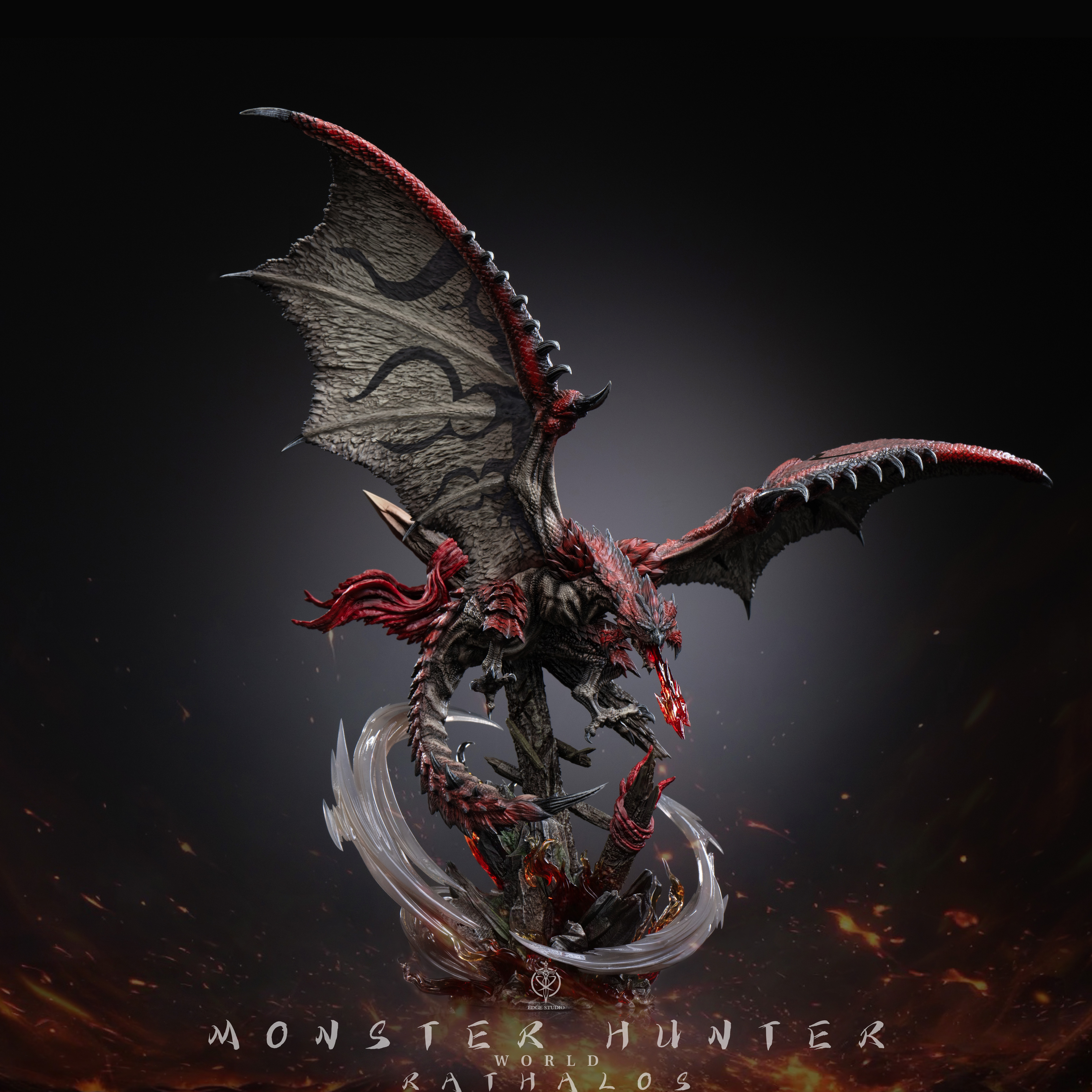 Edge studio  雄火龙 银火龙 苍火龙 手办摆件 定金