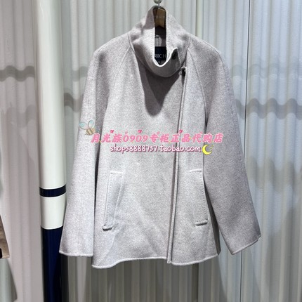 PRICH专柜正品 25年冬款 时尚百搭优雅气质绵羊毛大衣PRJWF4T02M