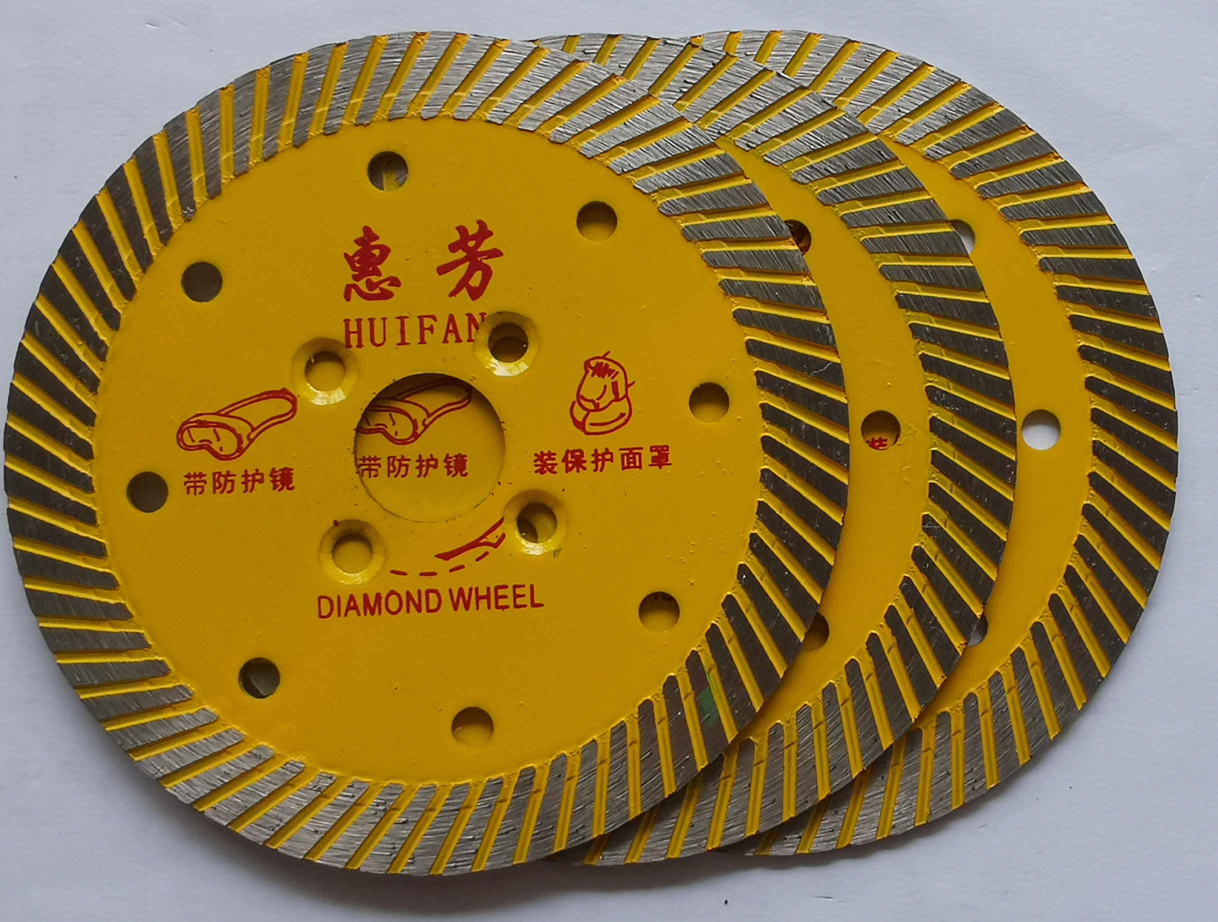 石头切割片超薄大理石金刚石云石陶瓷石材机干切专用不崩边锯刀片