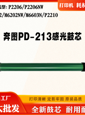 适用奔图P2206NW 2210 M6202 6603 6206感光鼓芯PD-213硒鼓芯单鼓