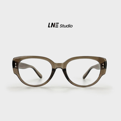 LNEstudio猫眼2.0!超显脸瘦!立体素颜神器眼镜框架防蓝光可配度数