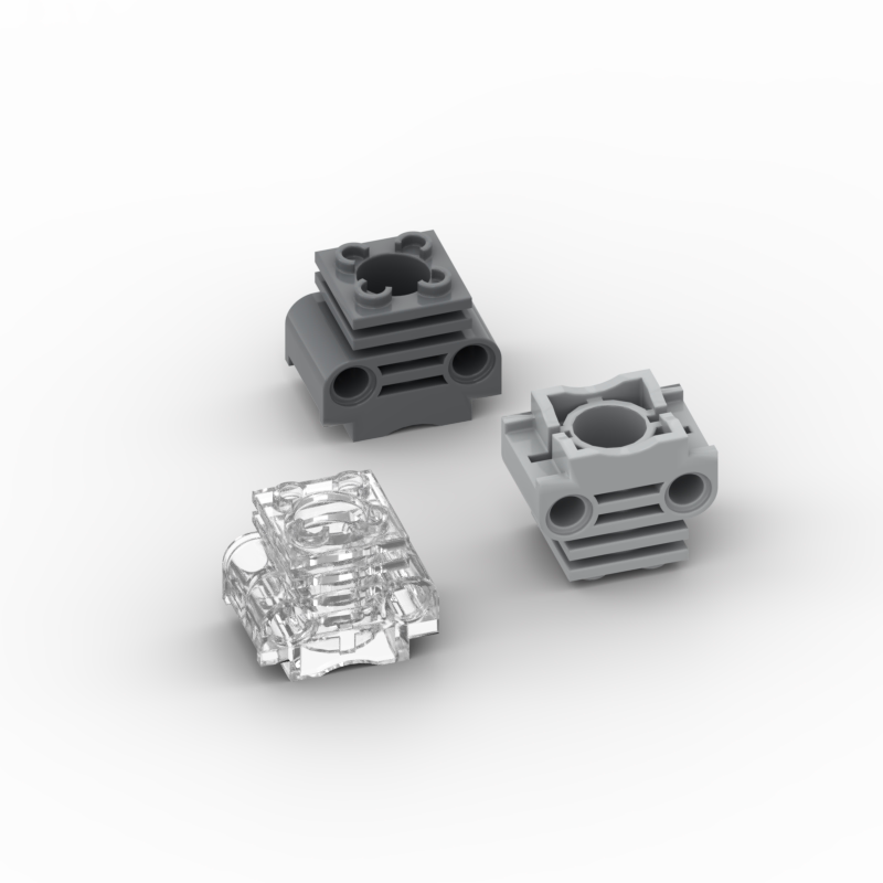 适用乐高2850 国产科技教育积木零件 引擎气缸盖发动机件moc