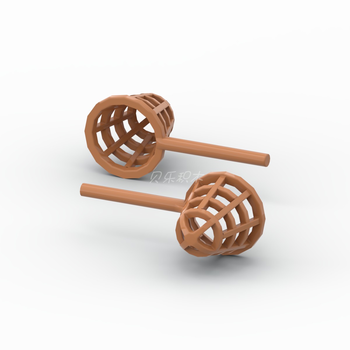 适用乐高4433 24086 国产科技积木零配件人仔捕虫网 捕鱼网 网兜