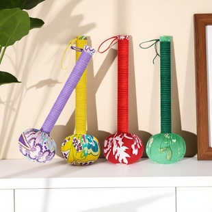 柳烨然艾草锤养生拍打八虚棒按摩敲打背部捶肩颈肝胆经艾叶锤经络