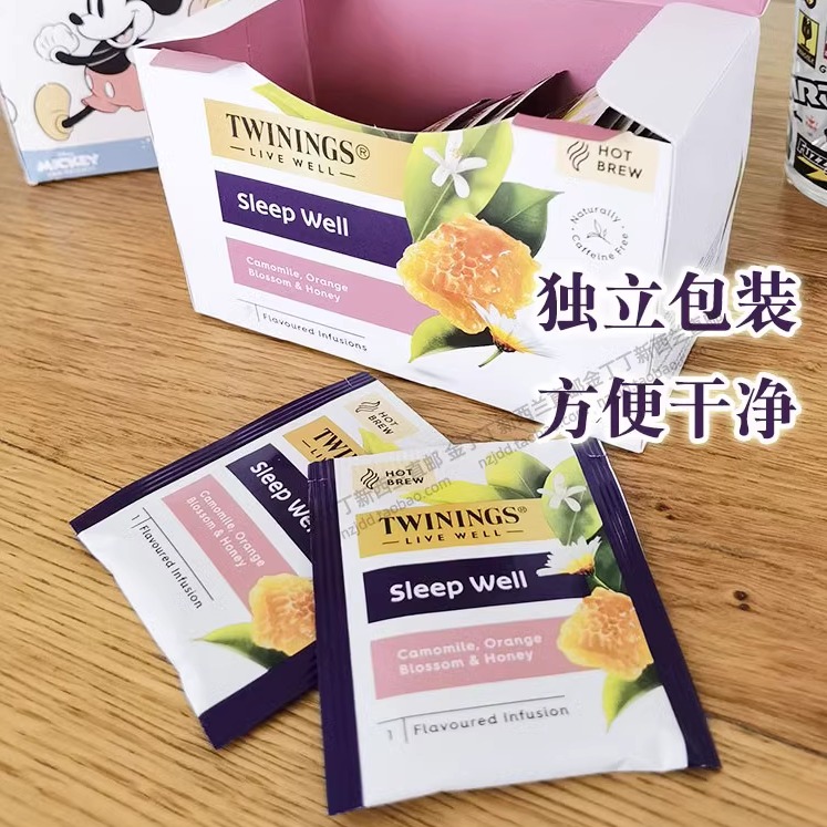 保税现货澳洲Twinings川宁sleepwell安神睡眠茶洋甘菊花薰衣草-封面