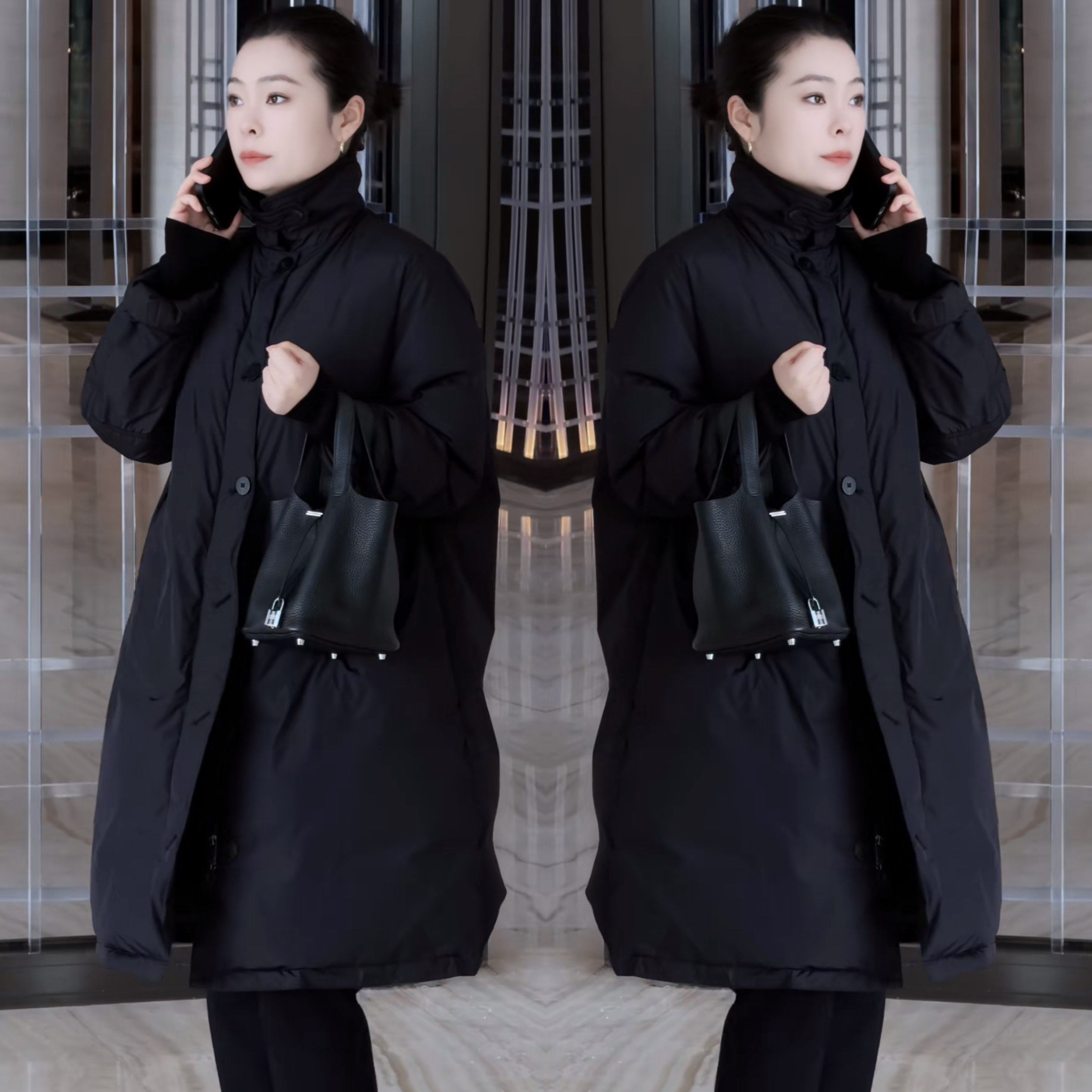 抖音炸街爆款韩版轻奢气质黑色时髦新款长款单排扣韩版棉服外套潮,女装/女士精品,上衣,淘宝优惠券,粉丝福利购,淘宝优惠卷