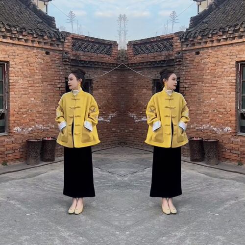 减龄盘扣大气女神范百搭显瘦外套