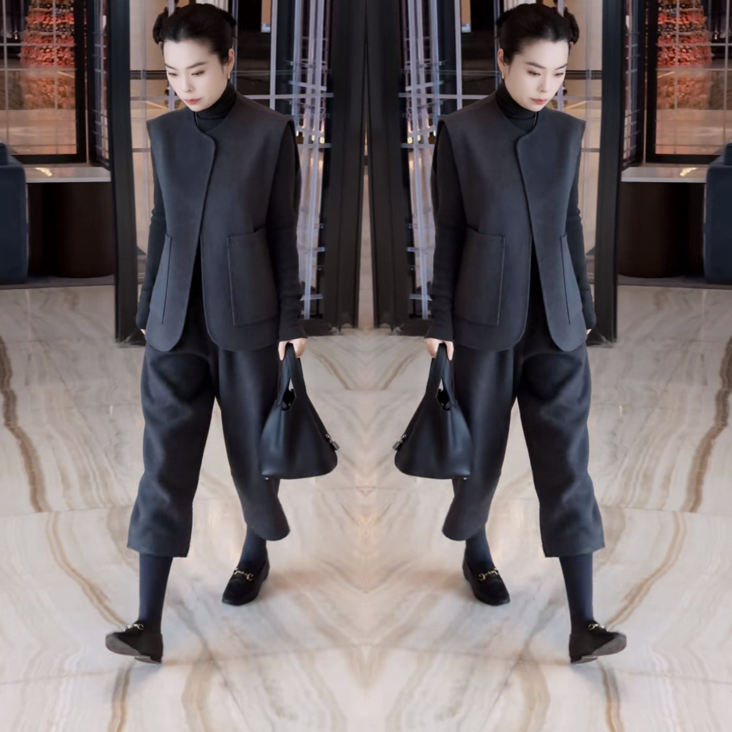 网红爆款高级冬季新款轻奢韩版法式休闲毛呢净版无袖马甲搭配裤子,女装/女士精品,上衣,淘宝优惠券,粉丝福利购,淘宝优惠卷