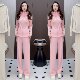 简约两件套卫衣外套搭配裤 网红爆款 减龄爆款 春款 子潮 粉色休闲修身