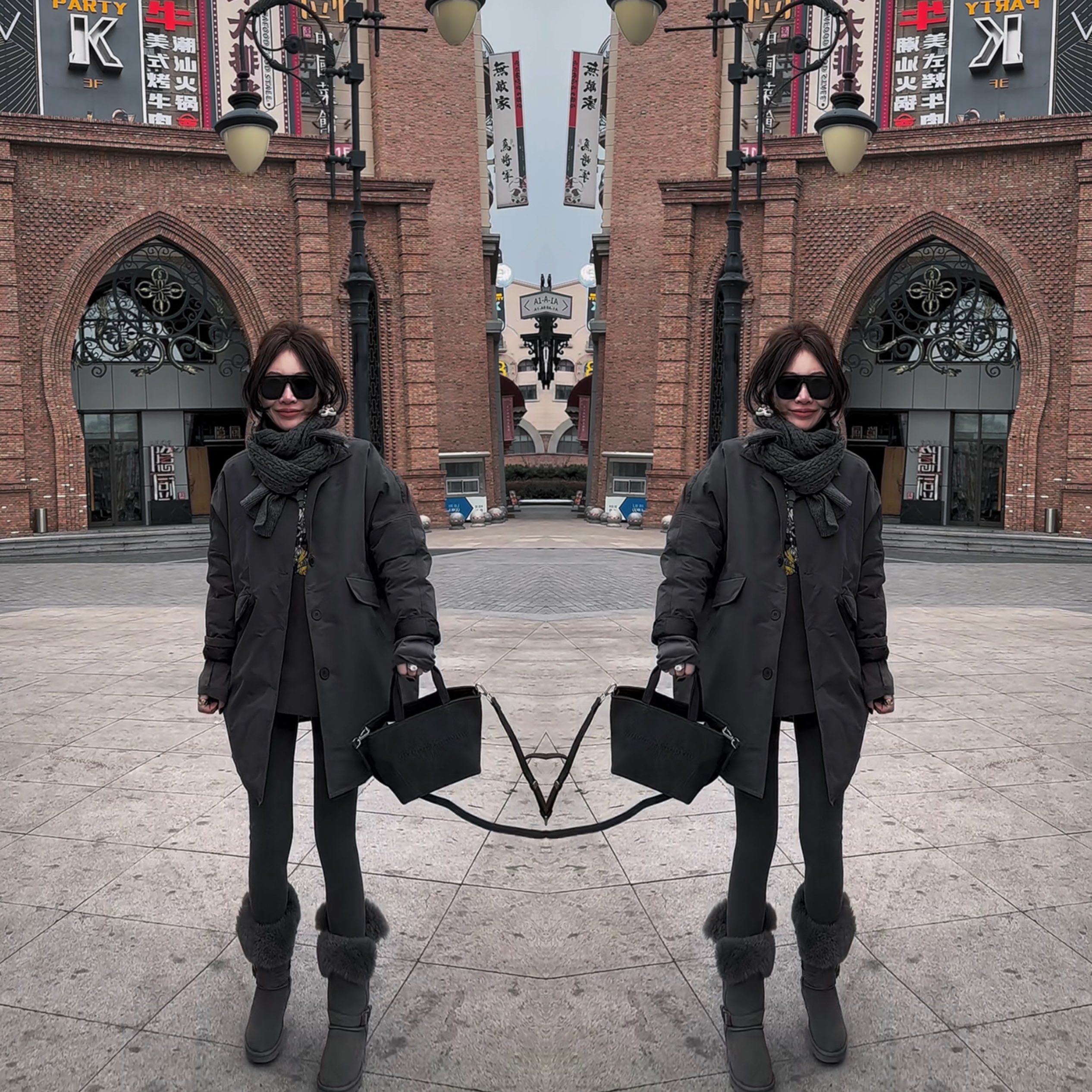 减龄时髦百搭遮肉女神范棉服外套