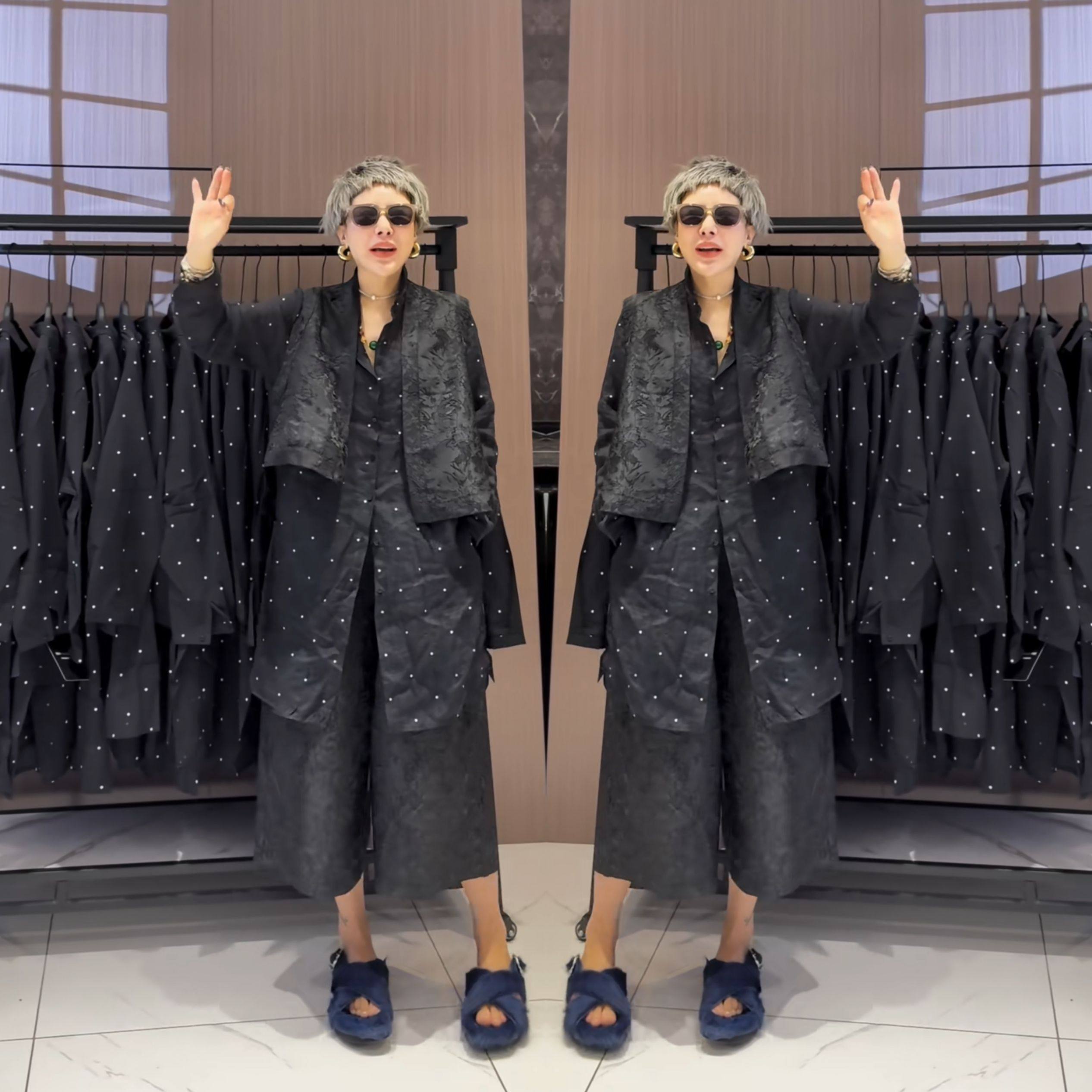 轻熟风高端大气宽松夏季新款减龄三件套中长款衬衫提花马甲八分裤,女装/女士精品,时尚套装,淘宝优惠券,粉丝福利购,淘宝优惠卷