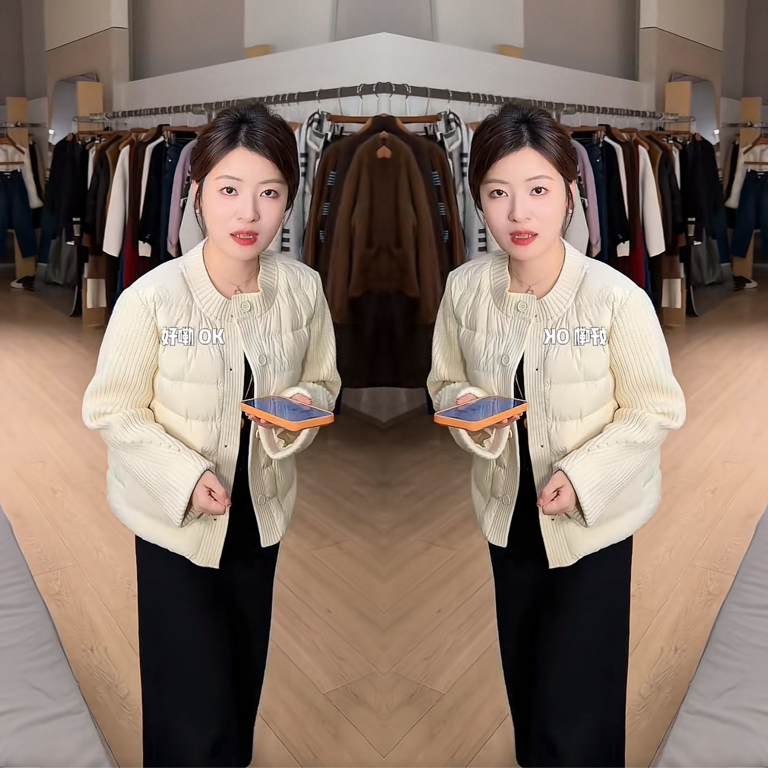 韩版简约风气质时髦休闲新款短款针织拼接设计感百搭女士棉服外套,女装/女士精品,上衣,淘宝优惠券,粉丝福利购,淘宝优惠卷