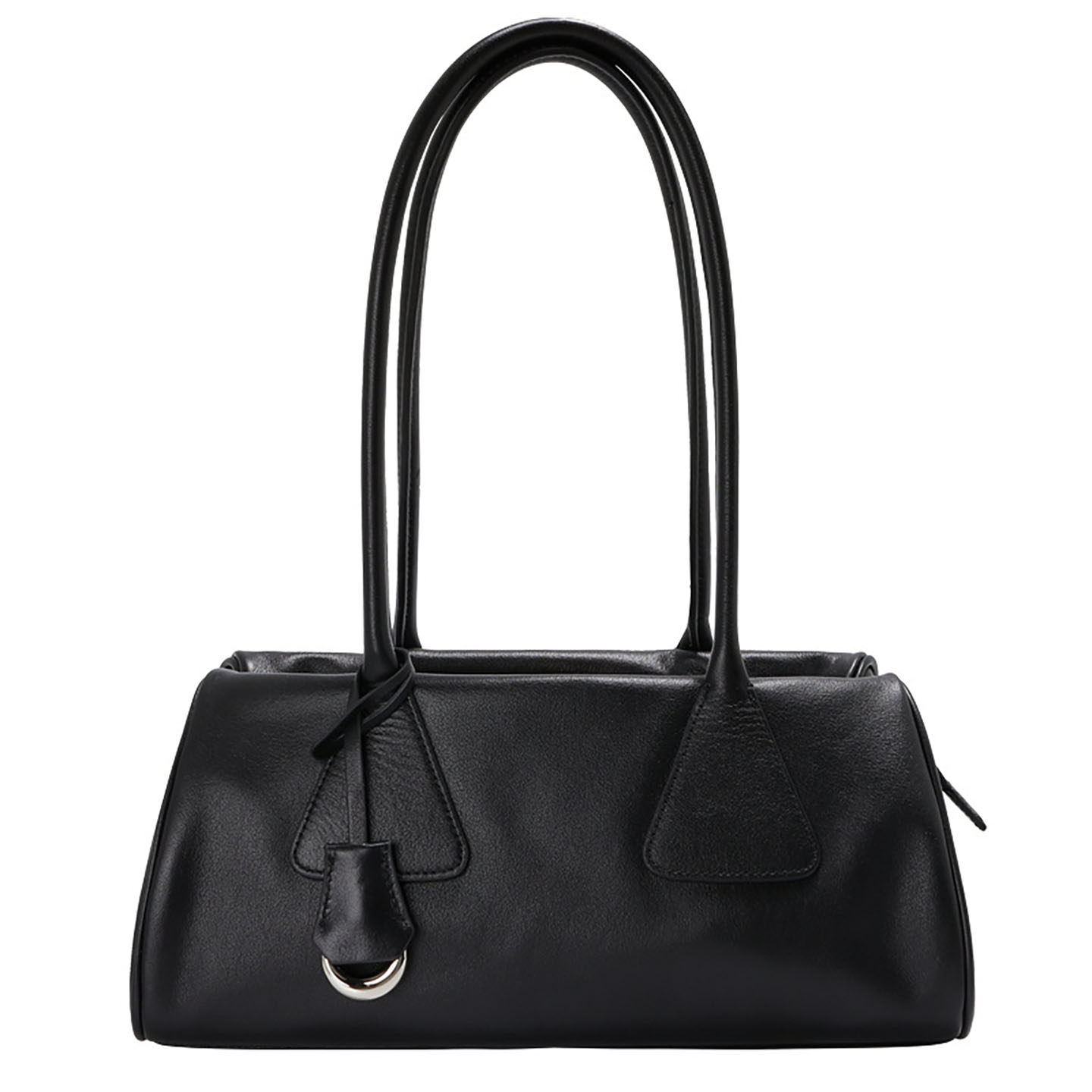 真皮腋下包小众女士牛皮波士顿包通勤手提包高级感单肩斜挎枕头包