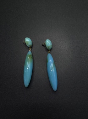 Vintage古著小众设计感高级感气质耳环女新款潮少女耳环P100460